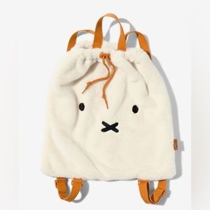 Brand New with Tag  Miffy Fluffy Backpack Bought from Netherlands